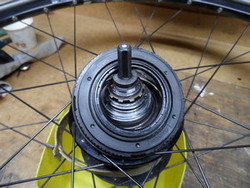 Metal dust cap in place before cleaning
