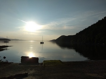 Sunset at the West End of the Park