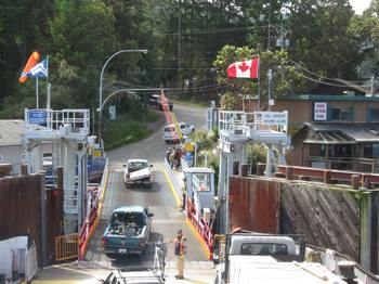 Arriving at Lyall Harbour