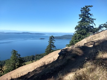 Looking Down from the Ridge