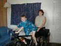 Jared trying my bike