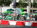 The sprint finish line of the 2008 TDF