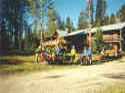 The troop at Chute Lake Lodge