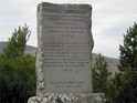 Marker at Burke Pass