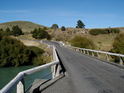 One of many one-lane bridges on a quiet road