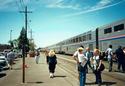 Train at Eugene Station