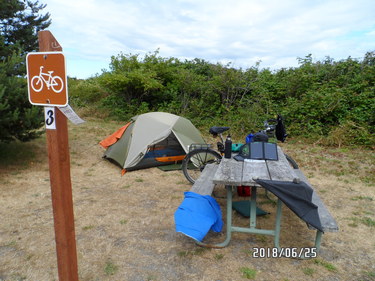 Camping at Fort Worden