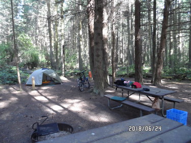Hiker/Biker Campsite at Dungeness CP