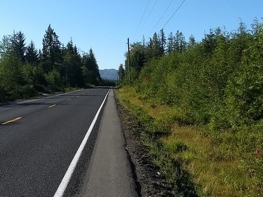 Riding along Highway 101 - Olympic Peninsula