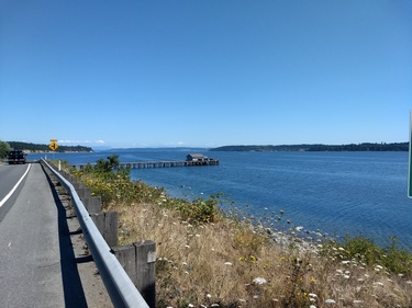 North of Coupeville on Penn Cove Rd.