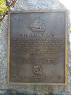 Interpretive Plaque at Deception Pass