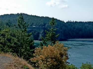 Deception Pass Bridge from Fidalgo Island