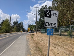 Rotary Route Signage Along the Route