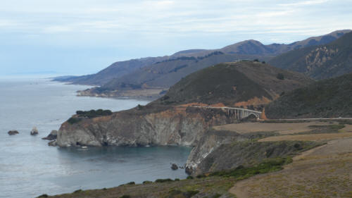 Looking back at Bixby Bridge