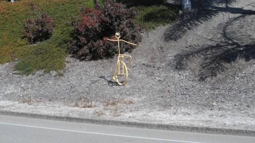 Strange Unicyclist