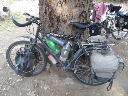 Beat's Bike after Three Years on the Road & Trail