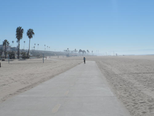 Quiet Bike Paths on the Beach Areas