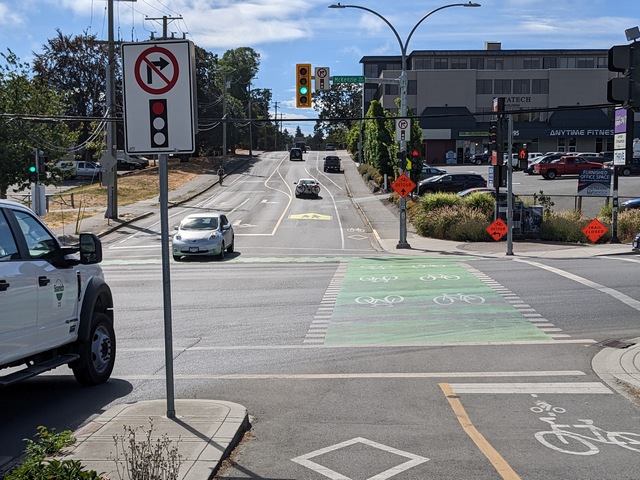 Dedicated Bike Lanes in Victoria