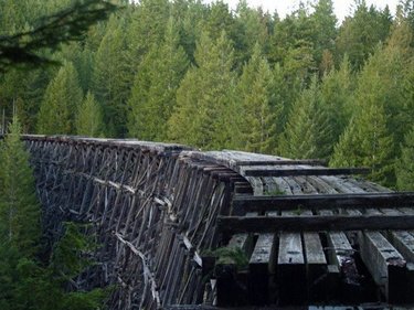 Kinsol Trestle Before Restoration