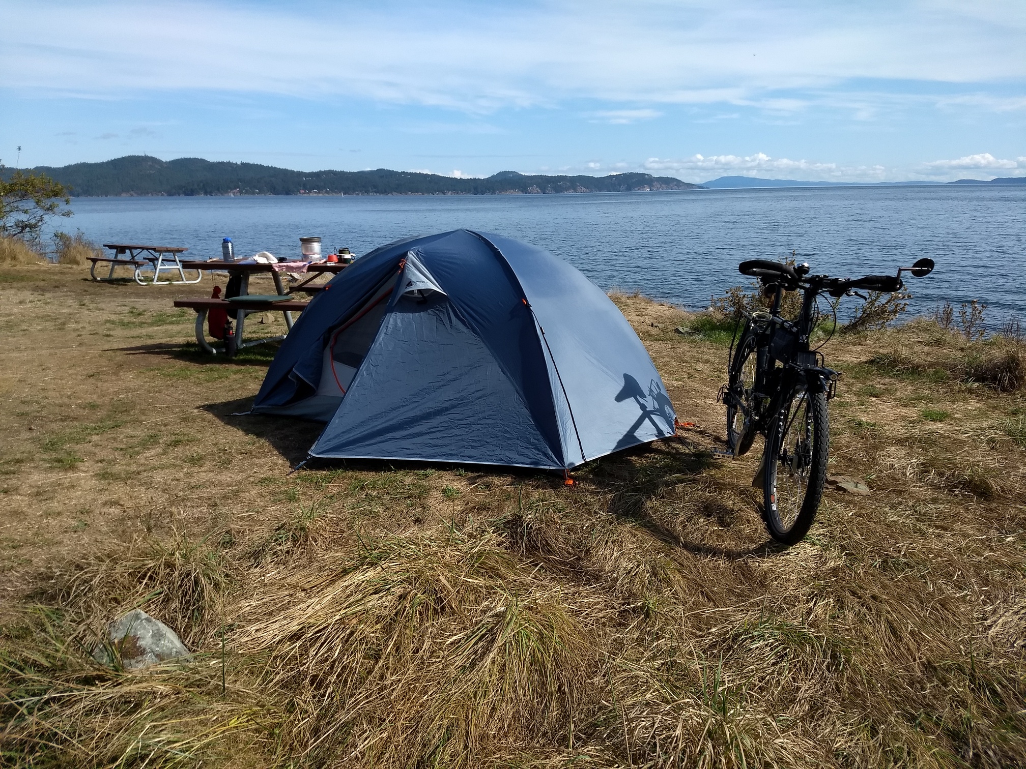 Camping at Ruckle Provincial Park