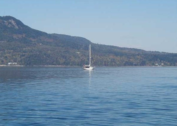 View from the Brentwood/Mill Bay Ferry