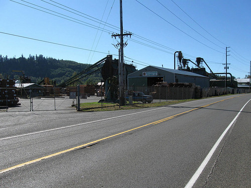 Sawmill just south of Montesano