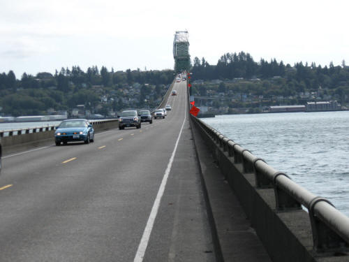 Steep Climb at South End of Bridge