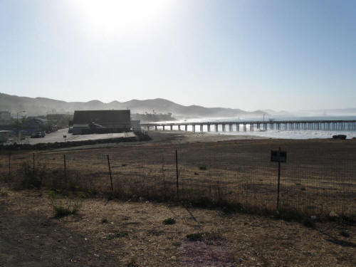Riding into Cayucos