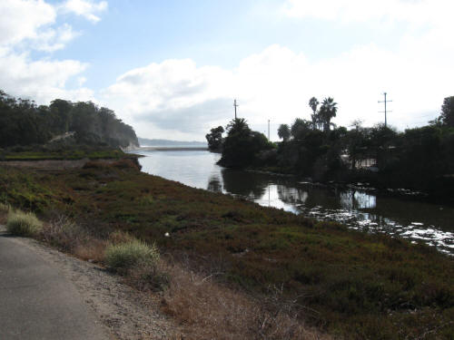 Bike Path Crossing at Goleta Slough