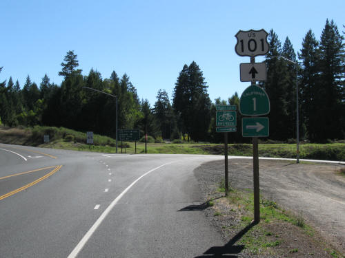 Junction of 101 and Highway 1