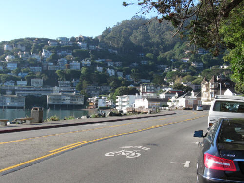Riding in Sausalito