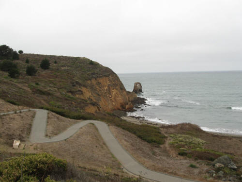 Leaving Pacifica - Just a running path next to my climb
