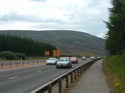Bike Path next to Busy A9 Road